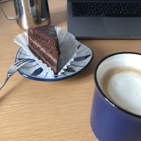 chocolate cake at Ritz'n in Tsukuba