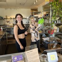 Lovely vegan ladies  at The Nectary in Sebastopol