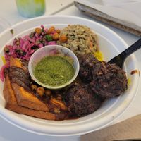 That "tofu" is paneer. at Clover Food Lab - Central in Cambridge