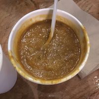 African peanut soup at Clover Food Lab - Central in Cambridge