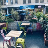 Outdoor seating. at Loco Coco - Lexington in New York City