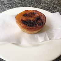 Pastel de nata vegano   at Zarzuela in Lisbon