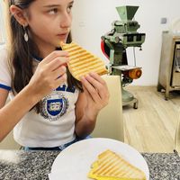 Vegan grilled cheese was spot on   at Zarzuela in Lisbon