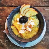 Healthy breakfast  at Grains in Vienna