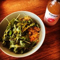 Quinoa chickpea salad  at Grains in Vienna