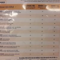 Váaaaarias opções com futuro burguer at Lanchonete da Cidade - Moema in Sao Paulo