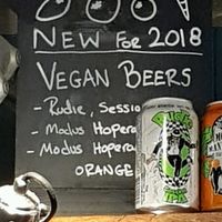 Vegan beers at The Jolly Gardeners  in South West London