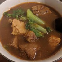 Beef and tomato soup at SùShí Gié Zhī 素食茄 in Taipei