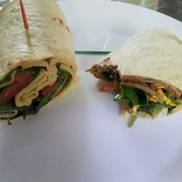 ham and turkey wraps at Wildflower Vegan Co in Casselberry