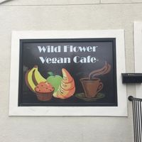 Front sign at Wildflower Vegan Co in Casselberry