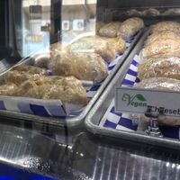 Vegan pastries at Coffee Break in Oranjestad