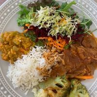 Big plate from the buffet  at Kansha in Fatima