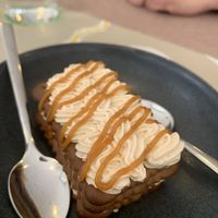 Layered cake for dessert  at Kansha in Fatima