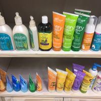 Vegan cosmetics at Nature's Discount in Oranjestad