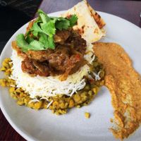 Vegan Lamb curry at Cafe Nowa in Petersham