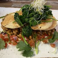 Lentil fritters at Cafe Nowa in Petersham