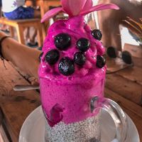Chia dragon puding at Crate Cafe in Canggu
