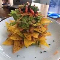 Vegan nachos at Crate Cafe in Canggu