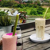 Smoothies at Crate Cafe in Canggu