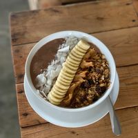 "why so cereal" smoothie bowl
v, gf at Crate Cafe in Canggu