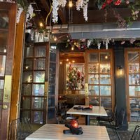 View from the outdoor seating area  at Mi Chola in Aspen