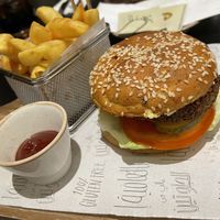 Falafel burger   at Tawa Bakery in Abu Dhabi