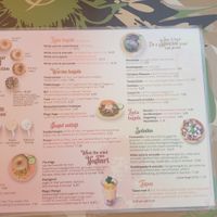 Menu frontside at Bagels & Beans in Alphen Aan Den Rijn
