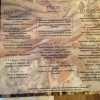 The menu part 2 at Rafael's in Kolding