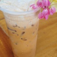 Thai tea at Thai Herb in Khao Sok