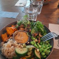 Buddha bowl at Ginko in Graz