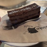 Chocolate-coconut cake (charity cake) #Veganuary at Ginko in Graz