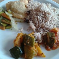 Mix of warm food at Ginko in Graz