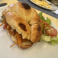 Vegan croissant  at Jardin La Reserva Restaurante in San Cristobal De Las Casas