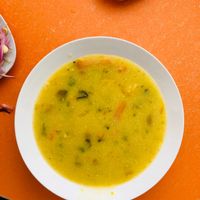 Corn Soup  at La Delicia in Abancay