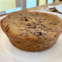 Carrot & Flaxseed Muffin (gluten free) at Tina's Symphony Bakery in Chino