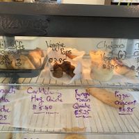 Top rack has vegan options! at Tina's Symphony Bakery in Chino