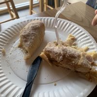 Vegan banana cinnamon rol at Tina's Symphony Bakery in Chino