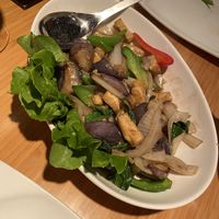 Eggplant tofu at Sweet Basil Thai Cuisine in Foster City