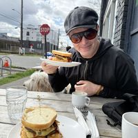 Sandwich heaven  at Peloton Cafe in Seattle