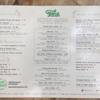 Menu at Bull Street Taco in Savannah