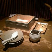 making fresh tofu at Sorano in Tokyo