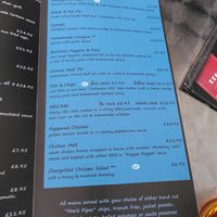 Menu 2 (spring 2021) at The Saltwater Inn in Porthcawl