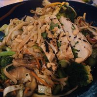 Thai One On with Gardein Cilantro lime chickun  at Food For Thought in Williamsburg