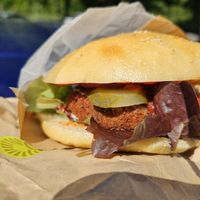 Black Bean Cashew Burger at Alnatura in Weil Am Rhein