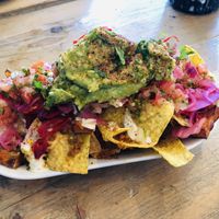 Vegan food at The Spread Eagle in East London