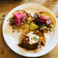 Vegan food  at The Spread Eagle in East London