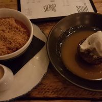 Crumble and fudge at The Spread Eagle in East London