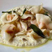Butternut squash Tortellini with truffle ricotta  at The Spread Eagle in East London