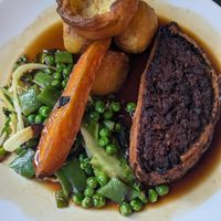 Beet Wellington (sunday roast) at The Spread Eagle in East London