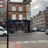 The pub itselff  at The Spread Eagle in East London